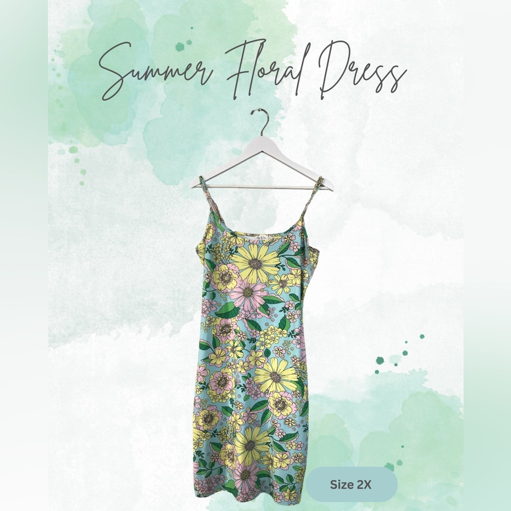 Light Pastel Floral Dress